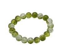 Generisch Cherry Tree Gemstone Beads 8mm Round Beads Bracelet with Cherry Tree Design 8mm Round Beads Indian Leather Bracelet, one size, Plastic, No Gemstone