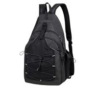 Generisch - Chest Bag for Men - Large Backpack of the Chest Bag with Large Phone Holder, Multi Function Sling - Storage for Training to Complete Hiking Camping Party Sports, black, Siehe Beschreibung