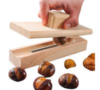 Generisch Chestnut Cutter - Wooden Chestnut Opener - Multifunctional Nut Cracker Tool - Effortless Peeling - Stain-Resistant Material - Perfect for Home & Outdoor Use