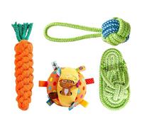 Generisch Chew Toy for Small Dogs | Soft Squeaky Toy | Indoor Puppy Teething Toy | for Balcony Garden Yard Outdoor Park Camping Against Boredom Activity and Play