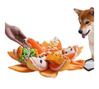 Generisch Chew Toy, Soft Interactive Squeaky Toy with Crinkle in Pumpkin Design, Interactive Toy, for On the Go, Pool, Garden, Home, Indoor, Outdoor Activities