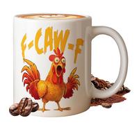 Generisch Chicken Coffee Mug - 355 ml Funny Rooster Ceramic Mug | Milk Mug - For Tea, Coffee, Milk, Juice, Cold Drinks, as a Gift for Women, Men, Colleagues, Chicken Lovers, For