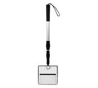 Generisch Chicken Coop Rake - Metal Chicken Waste Scoop, Chicken Coop Scoop, Stretchy Chicken Coop Cleaning Tools, Chicken Coop Accessories, Poop Scoop for Separating Faeces and Dirt from Sand