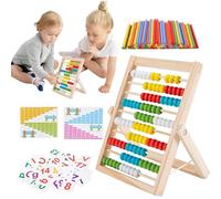 Generisch Children's Abacus Colourful, Early Development Mathematics Counting Toy, Mathematical Rake Frame, for Preschool Children at Home, Nursery, Classroom, Playroom