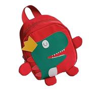 Generisch Children's Backpacks with Name for Babies, Zoo Animal, Plush, Preschool Shoulder Bag, Nursery Travel Bag, Christmas and Birthday Gift Children's Backpacks with Name, red, Einheitsgröße
