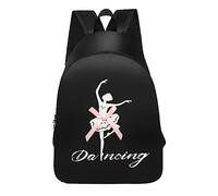 Generisch Children's Bag Fashion Backpack Dance Backpack Latin Ballet School Bag Girls Princess Dance Bag, black, Einheitsgröße, Rucksack Backpacks