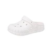 Generisch Children's Clog Sandals with Ventilation Holes and Soft Outsole, Lightweight EVA Slippers for Girls and Boys, Non-Slip Bathing Shoes for Beach, Bath and Summer, Style_f05 White, 10.5 UK