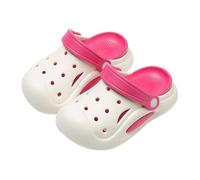 Generisch Children's Clogs with Straps Non-Slip EVA Slippers Adjustable Bathing Shoes Soft Garden Shoes Breathable Lightweight Summer Sandals for Toddlers Boys Girls, A Rd2, 12.5 UK Child