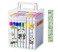 Generisch Children's Colouring Pens, Acrylic Paint Marker Set for Children, Long Durable Waterproof Pens for , School, Travel, Adults, Girls, Painting Activities