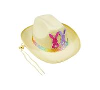 Generisch Children's Cowgirl Hat for Easter - Non-Woven Fabric Rabbit Ears Cowboy Party Hats, Party Costume Cowgirl Hat, for Parties, Birthdays, Family Reunions, Holidays and the Stage