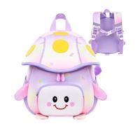 Generisch Children's Mushroom Backpack Mini Cartoon Mushroom Shaped School Bag, purple, Siehe Beschreibung, See description