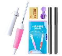 Generisch Children's Pencil Set - 2 mm Lead Thickness Design, ABS Silicone Material, Ergonomic Grip Shape, Safe Durable | For Beginners Primary School Students Writing Drawing Handwriting Improve