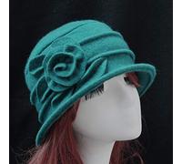 Generisch Children's Penguin Elegant Bucket Hat Wool Hat Winter Women Flower Cloche Women's Baseball Cap Blue, Green, One Size