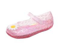 Generisch Children's Sandals Princess Shoes Girls Sandals Jelly Mary Jane Dance Children's Sandals Toddler Slippers Princess Shoes Casual Chrysanthemum Beach Shoes Dance Shoes, red, 11.5 UK Child