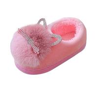 Generisch Children's Slippers Girls Slippers Winter Kids Winter Slippers with Cuddly Fleece Lining Breathable & Comfortable Cuddly & Warm Super Soft Children's Winter Slippers Children's Shoes, pink
