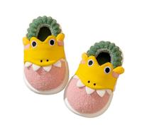 Generisch Children's Slippers Non-Slip Slippers Modern Slippers Boys and Girls Felt Slippers Winter Cartoon Shoes Winter Slippers Felt Slippers Plush Children's Slippers, Pink, 31.5 EU