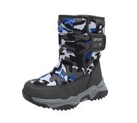 Generisch Children's snow boots for waterproof outdoor winter boots with warm inner lining, non-slip sole for snowy days, ideal for school, leisure activities in the cold, Ce1, 10.5/11 UK Child