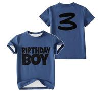 Generisch Children's T-Shirt Crew Neck Short Sleeve with Letter Print Casual Leisure Design for Everyday Use and Play Cotton Top in Plain Basic Top Children's Fashion Graphic Tee