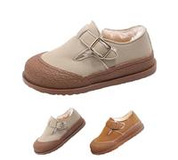 Generisch Children's Trainers, Sports Shoes, Winter Shoes, Warm Lined Trainers, Girls and Boys, Indoor Shoes, Breathable Running Shoes, Comfortable Walking Shoes, Comfortable Leisure Shoes, brown, 33