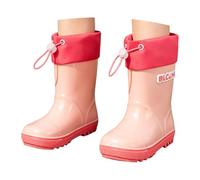 Generisch Children's Wellington Boots, Rain Shoes, Waterproof Children's Boots, Non-Slip, Feather-Light, for Boys and Girls, Robust Sole, Reflective, All-Weather Rain Boots, Dinosaur with Reflective