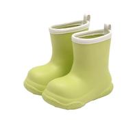 Generisch Children's Wellington Boots, Waterproof Boots, Rain Shoes, Non-Slip Rain Shoes, Comfortable Rubber Shoes, Feather-Light Boots, Outdoor Rubber Shoes for Toddlers, Green (green 2), 1 UK