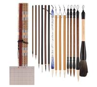 Generisch Chinese Calligraphy Brush Set - Professional Traditional Painting Brushes | Flexible Water Writing Pen Set for Chinese Calligraphy Art Painting Ink Drawing