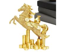 Generisch Chinese Horse Statue of the Moon Year, 2026 Traditional Keepsake - Resin Table Decoration Horse Year, Suitable for Family Friends Collectors Enthusiasts Bookshelf and