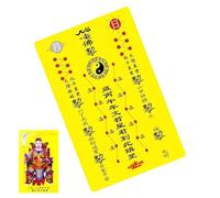 Generisch Chinese New Year Prosperity Card - Collectible Made of Copper, Portable as a Keepsake | Spiritual Blessing Card | For Bag Travel Family Holiday Home Decoration Festival Holiday Celebration