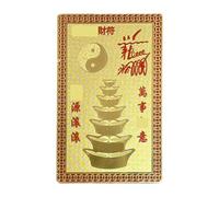 Generisch Chinese New Year Protection Card - Collectible Keepsake - New Year Card Blessing Card | For Happiness, Prosperity, Success, Travel, Family, Holidays, Decoration and Celebrations