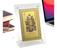 Generisch Chinese New Year Protection Card - Portable Copper Keepsake | Blessing Card for the Year of the Horse, Happiness and Success, for Bag, Travel, Holiday, and Decoration for Home
