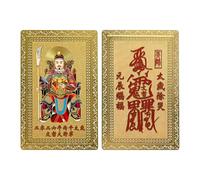 Generisch Chinese New Year Tai Sui Lucky Card, Copper Memorabilia as a Decorative Object, Blessing Cards for the Year, for Family, Friends, Women, Men, Father, Mother, Happiness, Wealth, Success