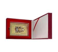Generisch Chinese Spring Festival Greetings Card - Copper as a Keepsake | Spiritual Protection Card - For Happiness and Success, Decoration in the Home, Celebrations and for Travel Bag
