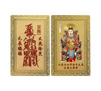 Generisch Chinese Tai Sui Lucky Card | Copper Collectible Memory Decoration, Blessing Cards for the Year - For Happiness, Wealth, Prosperity and Success