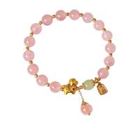 Generisch Christ Bracelet Pentium · Year is available exclusively for Year of Natural White Cherry Blossom Powder Jade Pearl Bracelet for Women. Leather Bracelet Set, 8*8, Plastic, No Gemstone