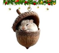 Generisch Christmas Animal Figures - Cute Acrylic 2D Decoration | Christmas Tree Decoration | Decoration for Christmas Time Birthday Thanksgiving Home Office Dorm