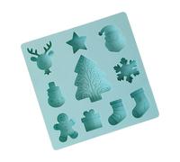 Generisch Christmas Candy Moulds Silicone 10 Compartments Silicone Baking | Festive fondant moulds for sweets cake decoration hobby bakers dessert lovers party planner holiday parties confectioners