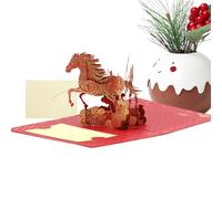 Generisch Christmas Cards, Vintage Cardboard Greeting Card for Storage, 2026 Greeting Card Set, for Family, Friends, Adults, Children, Home, Holidays, New Year's Eve, Festive Occasions