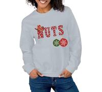Generisch Christmas Couples Matching Sweatshirt / I Have Everything I Want for Christmas Shirt/Man Woman Christmas Jumper Tree Fox, Light grey, XL