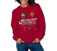 Generisch Christmas Couples Matching Sweatshirt / I Have Everything I Want for Christmas Shirt/Man Woman Christmas Jumper One-Piece Pyjamas Women Without, red, M