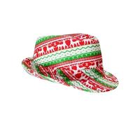 Generisch Christmas fedora hats for adults, snowflake pattern, foldable headpiece, Christmas party hats, for friends, family, women, teenagers, party, winner, holiday, indoor, outdoor