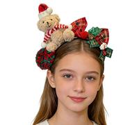 Generisch Christmas Headpiece - Bear Design Headband for Holidays - Christmas Hair Accessories for Children | Teenagers Birthday Party Favourites Photo Festival Cosplay Costumes