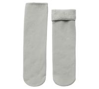 Generisch Christmas Knee Socks Women Socks for Women Fleece Cosy Soft Velvet Slim Thermal Socks Fleece Cozy Socks Warm Winter Socks Snow Socks Features: Fine Stockings Women, Light grey, One Size