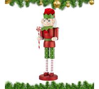 Generisch Christmas Nutcracker Figurine, Wooden Decoration, 38 cm, for Kitchen, Bedside Table, Fireplace, Dining Table