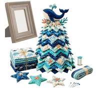 Generisch Christmas Quilting Kits for Adults Coastal Christmas Tree