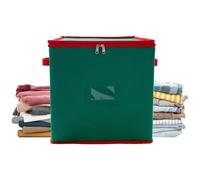 Generisch Christmas Storage - Christmas Box for up to 64 Christmas Baubles | Foldable Festival Organiser | For Student Dorm Holiday Moving Home Caravan Clothing Socks