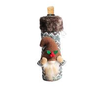 Generisch Christmas Wine Sleeves, Wine Bottle Covers - Soft Christmas Wine Bottle Costume | Wine Bottle Decorations, Cute Wine Bottle Covers, Christmas Wine Bags for Christmas Holidays, Green, see