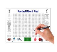 Generisch Christmas Word Search Poster - Family Christmas Party Activity | Christmas Holiday Word Search Poster | For Farmhouse Office School Apartment Dorm Dining Room Youth and Teenagers