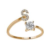 Generisch Cigarette Silicone Rings Rhinestone Set Zirconia Open Adjustable Rings Jewellery Accessories Gifts Elegant Diamond Rings for Women Rings Card Game New Edition, Einheitsgröße, Metal