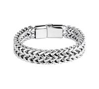 Generisch Classic Bracelet Wrist Couple Multiple Charms Rings, Punk, Dominant, Cuban High Quality Jewelry Beads Magnetic Rings, one size, Metal