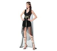Generisch Cleopatra Costume Women's Greek Goddess Dress for Halloween Carnival Cosplay Costume Elegant Princess Dress Egyptian Goddess Outfit Party Dress for Fancy Dress Costumes